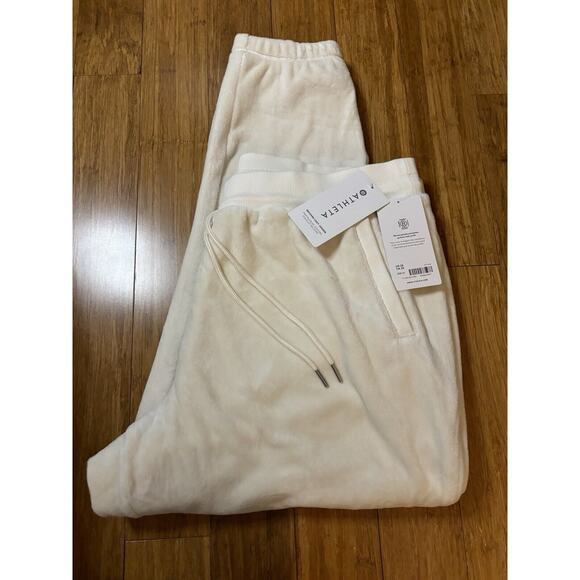Athleta Recover Cozy Jogger Size 2x Plus Ivory 4 Way Stretch NWT $98 Soft Plush - Picture 7 of 8